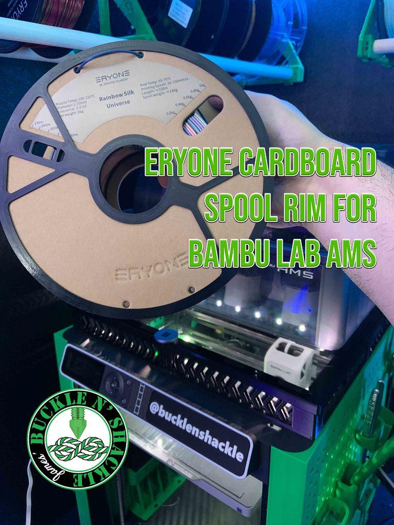 Eryone Cardboard Spool Rim for Bambu Lab AMS 3d model