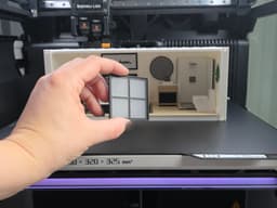 Roombox Window for 1:24 Scale Roombox 3d model