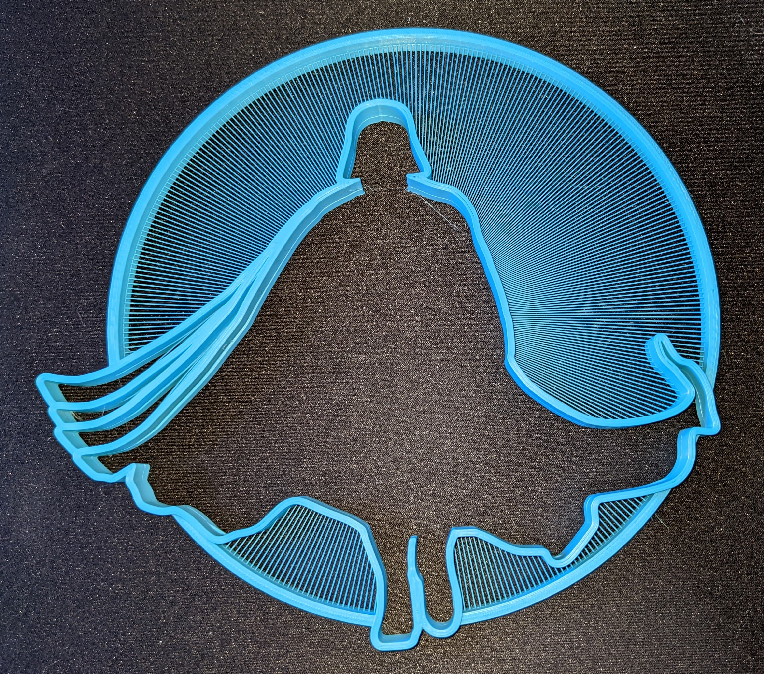 Simply stunning model printed here in Eryone Matte Aqua Blue filament and printed on a Prusa Mini ๐