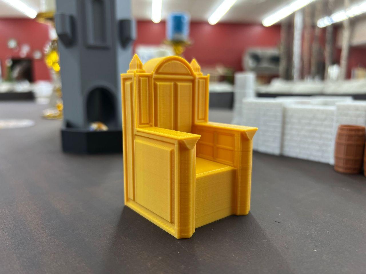 Tabletop Gaming Boss Throne - Print in place 3d model