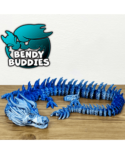 East Dragon Yuzhi / Drake Articulated / Print-in-Place Flying Creature / Magical Chinese Beast 3d model