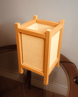 Riku Shoji Table Lamp - Japanese Lamp - Lamps & Home Lighting by Lunfardo 3d model