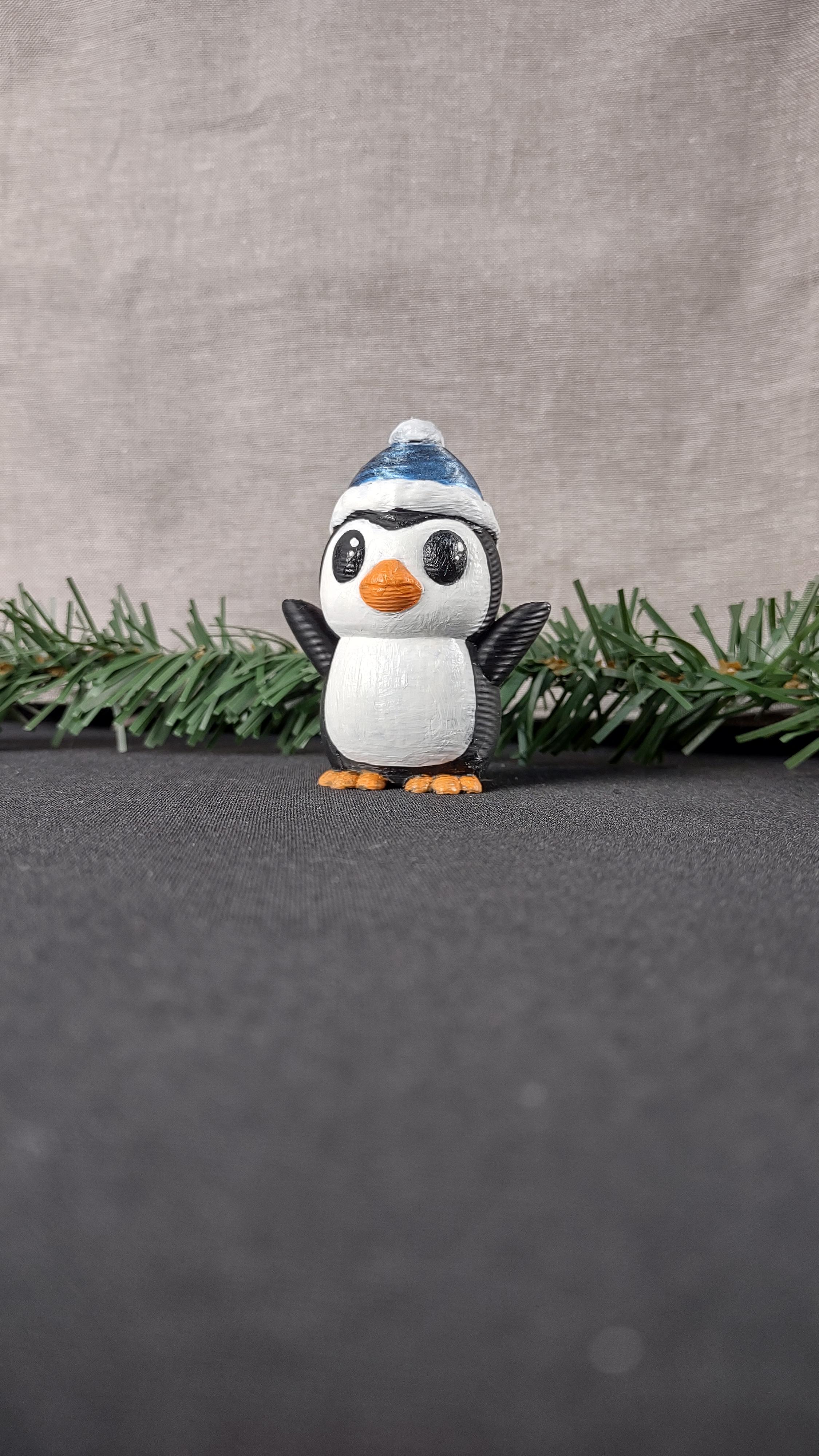 Penguin with Hat 3d model
