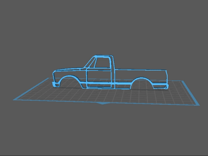 Chevrolet - C10 Wall art 3d model