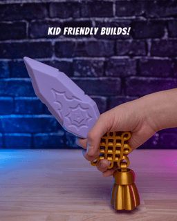 Zoey's Dagger - K-Pop Demon Hunters Cosplay Prop Kit | No Supports, No AMS, No Glue 3d model