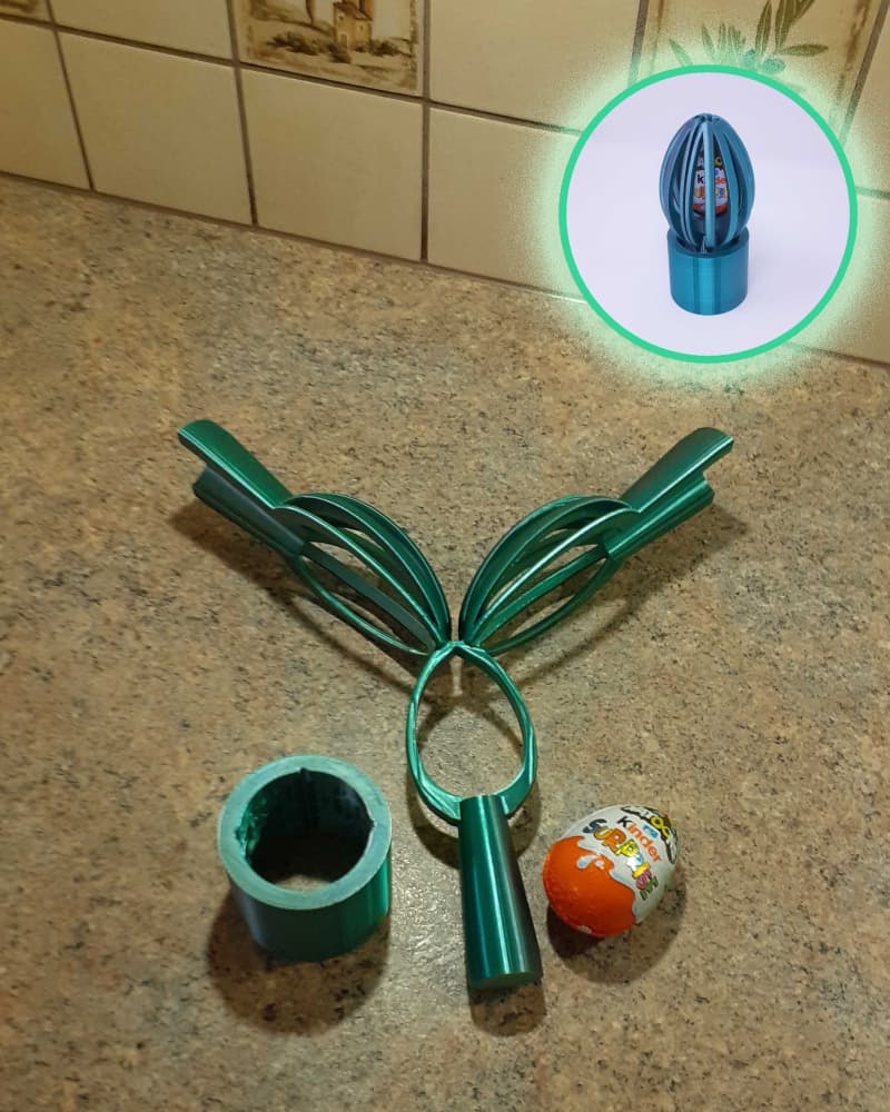 Egg Jail: Festive Easter egg lock box with a Maze Challenge 3d model