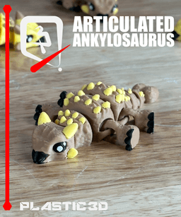 Articulated Ankylosaurus — The Club-Tailed Tank 3d model