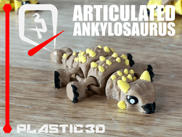 Articulated Ankylosaurus — The Club-Tailed Tank 3d model