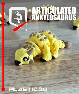 Articulated Ankylosaurus — The Club-Tailed Tank 3d model