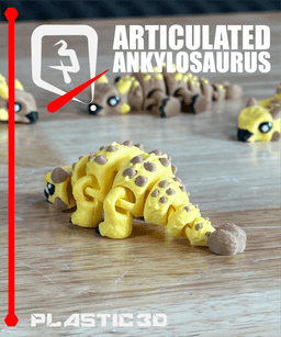 Articulated Ankylosaurus — The Club-Tailed Tank 3d model