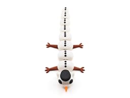 Snowman Dragon 3d model