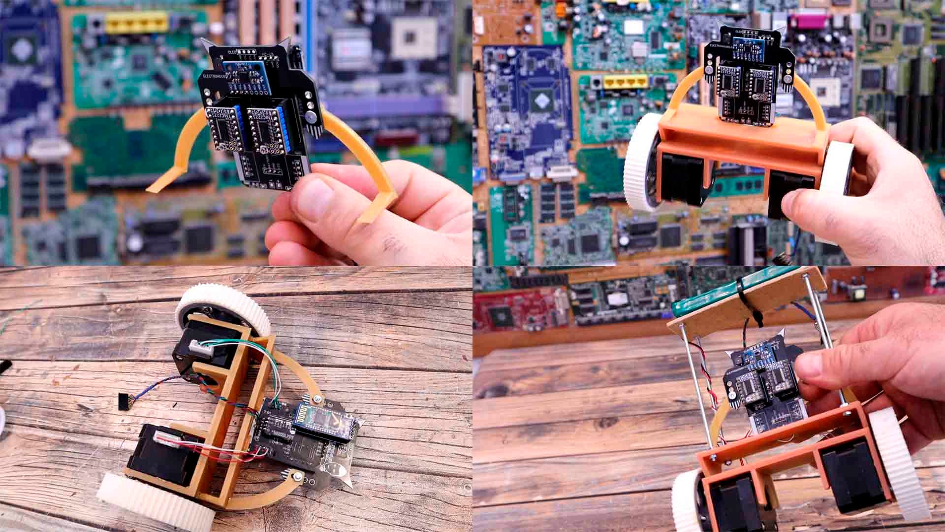 Balancing Robot Arduino NEMA17 3d model