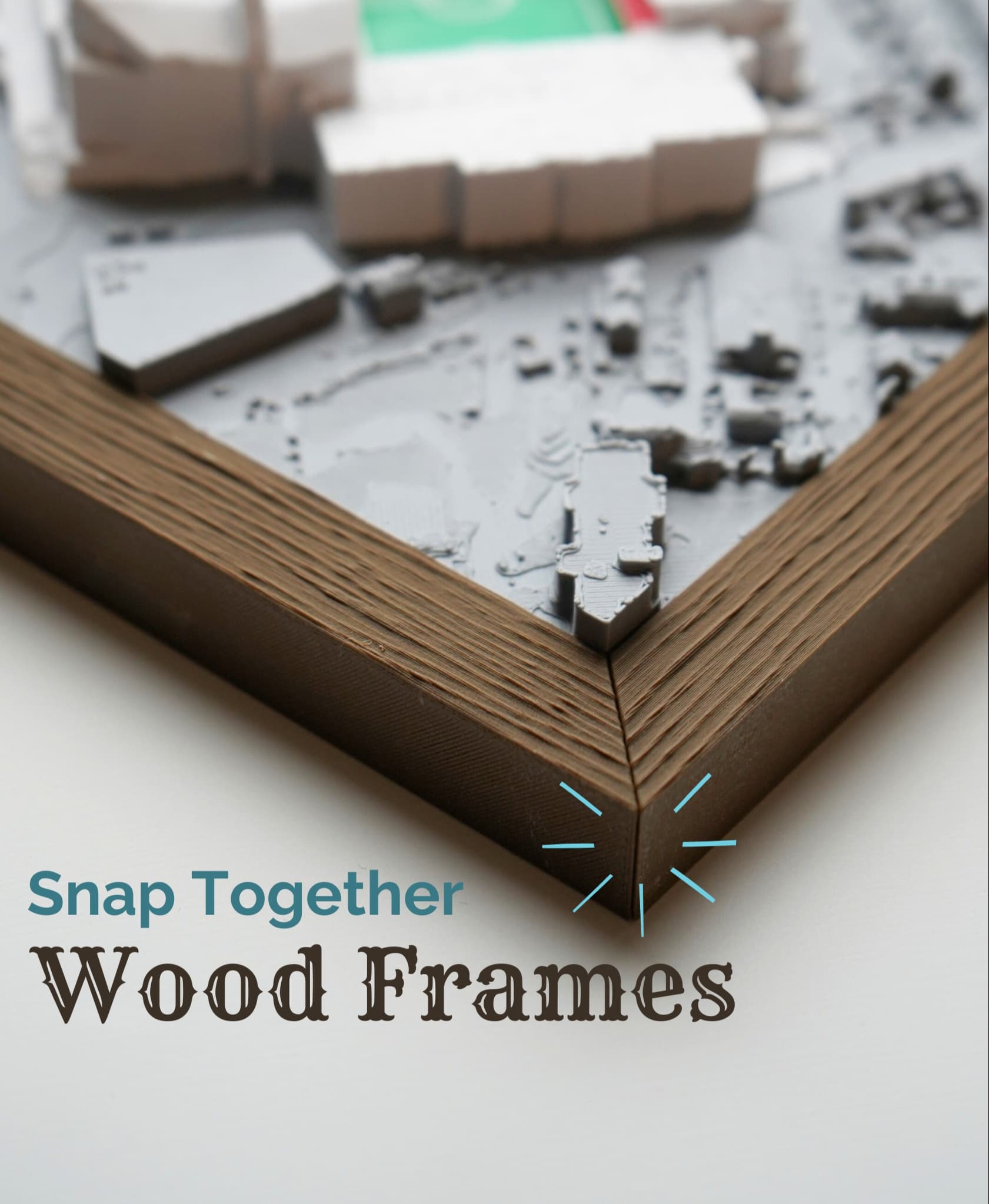 Wood Frames | Snap-Together 3d model
