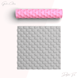 Concrete Blocks Texture Roller For Polymer Clay, Bricks Clay Texture Rolling Pin, Clay Tool, No:1431 3d model