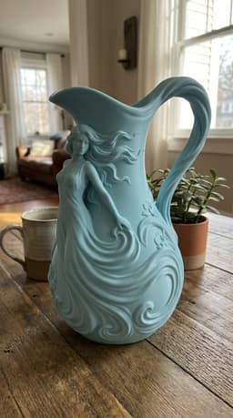 Goddess of the Waves Sculptural Water Pitcher & Vase 3d model