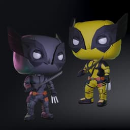 Funko Pop WolverinePool And Deadpool Bundle / Deadpool && Wolverine 3d model