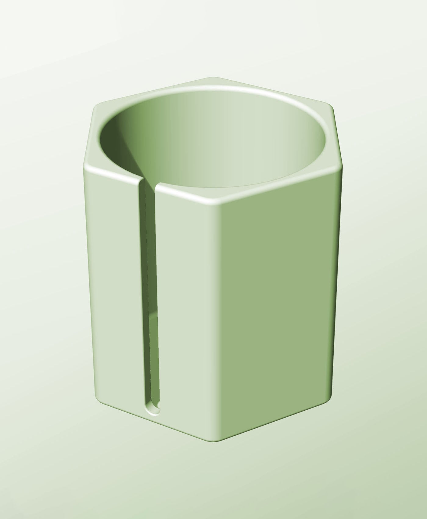 CH128-160-S Stackable slotted component box for creative makers 3d model