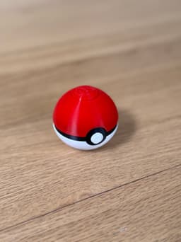 Pokeball Fidget Spinner (Bearing Required) 3d model