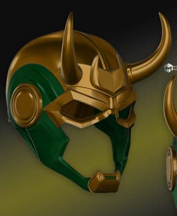Loki helmet variant 3d model