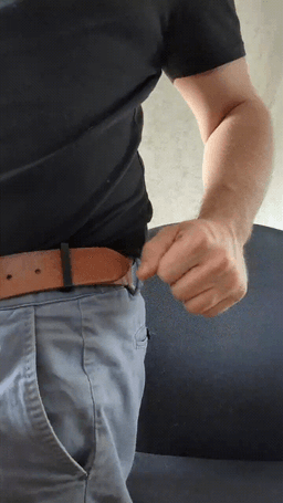 Open Belt Keeper Clip | 6 Sizes (35-50 mm) 3d model