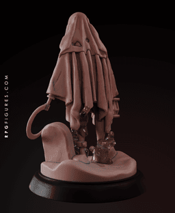 Banshee D&D Dark Elf - with Free Monsters Series Pdf - DnD Warrior for RPG and Tabletop Games 3d model