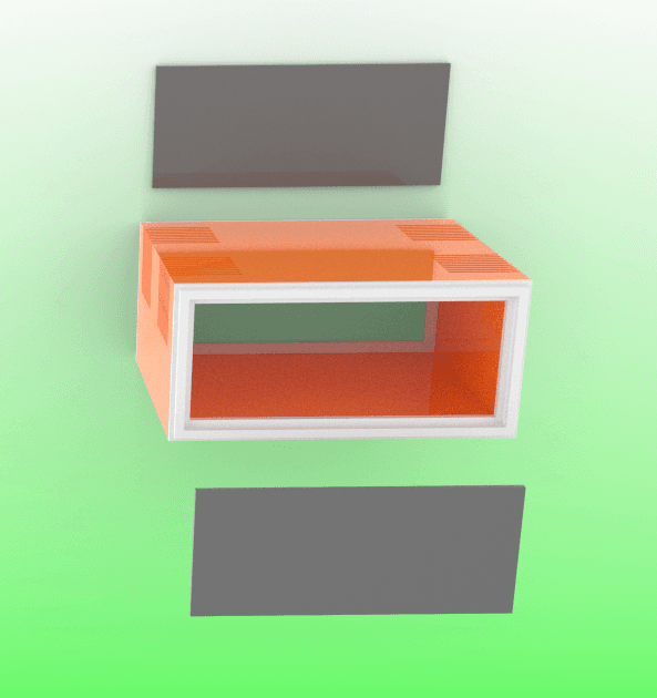 Box for electronic projects in general 3d model