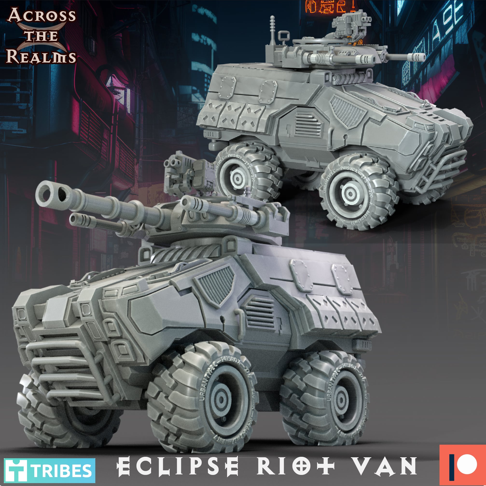 Riot Eclipse Van 3d model