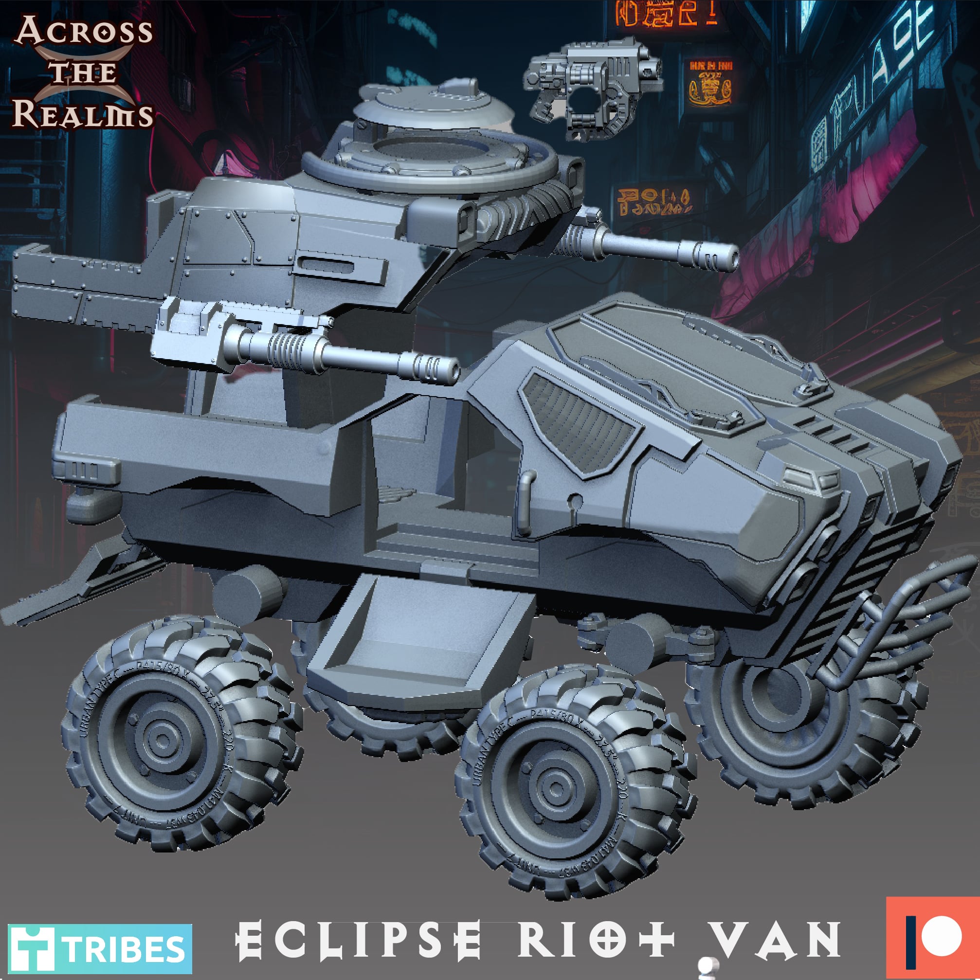 Riot Eclipse Van 3d model