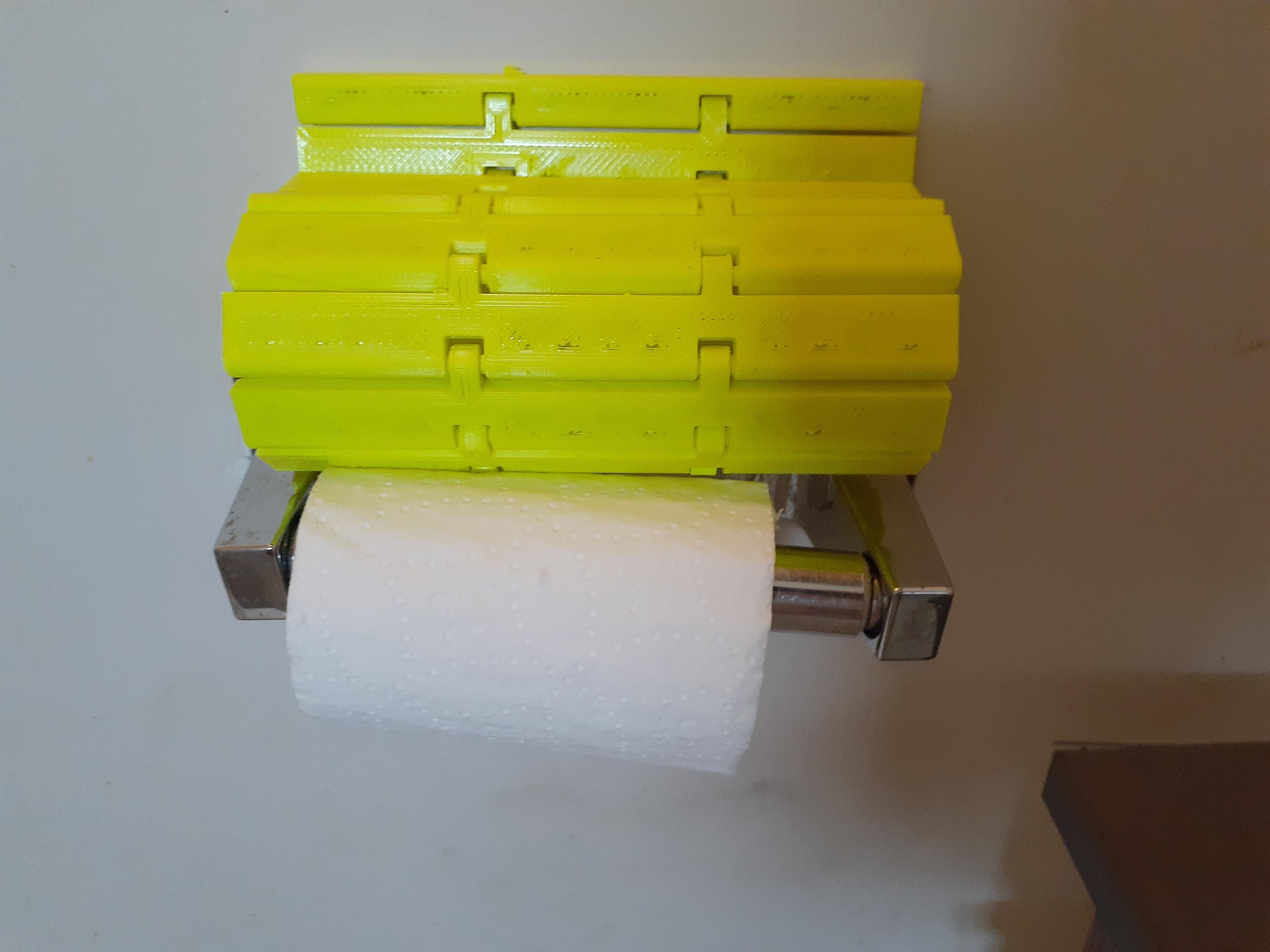 Articulated Toilet Paper Guard 3d model