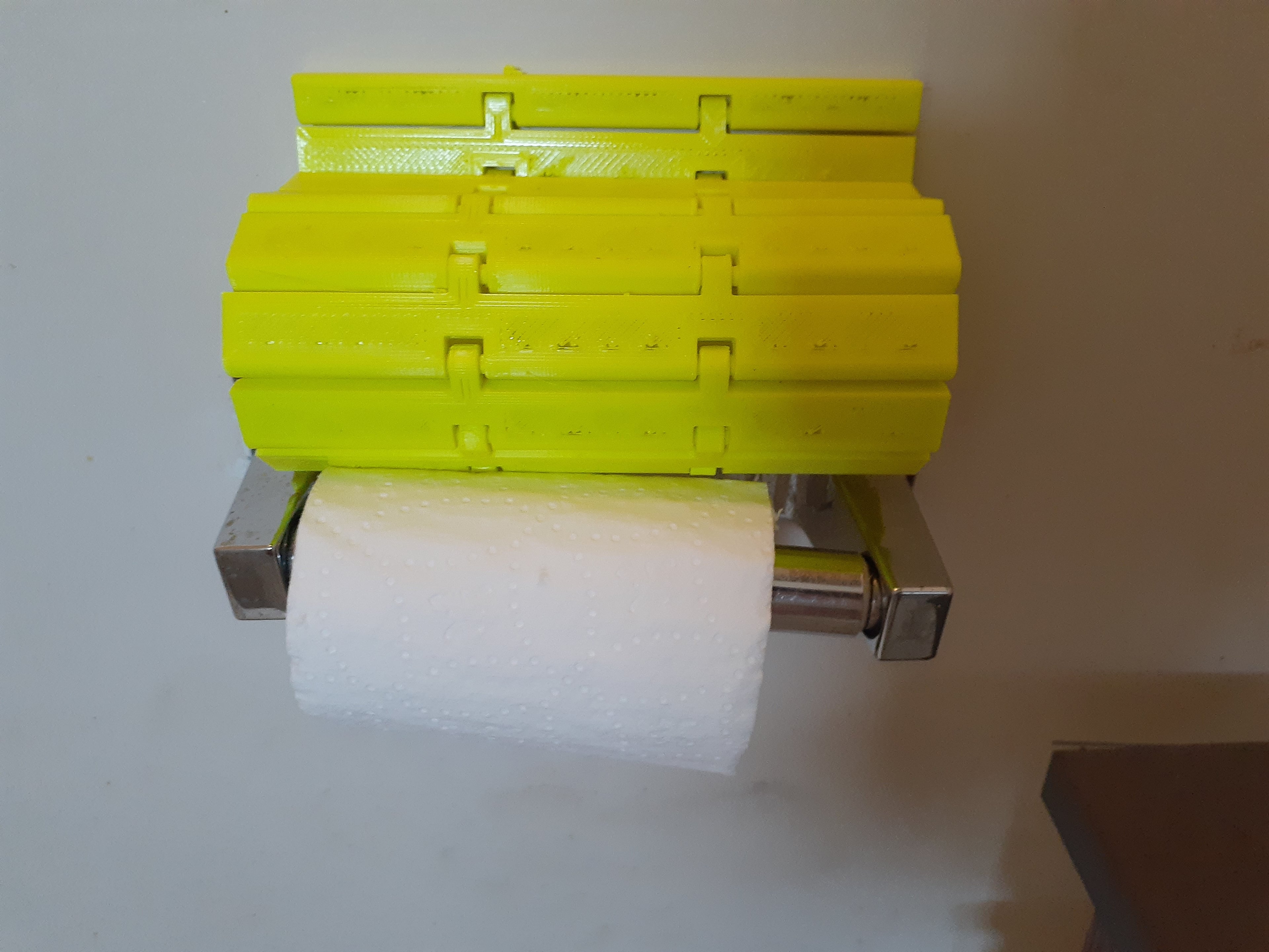 Articulated Toilet Paper Guard - Easily accessible - 3d model