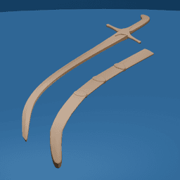 The shamshir v2 3d model
