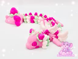Strawberry Dragon Flexi 3d model