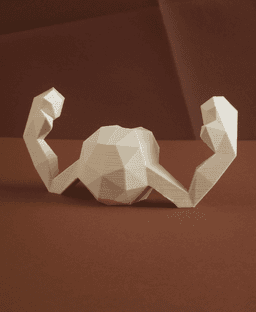 Geodude Low Poly Pokemon 3d model