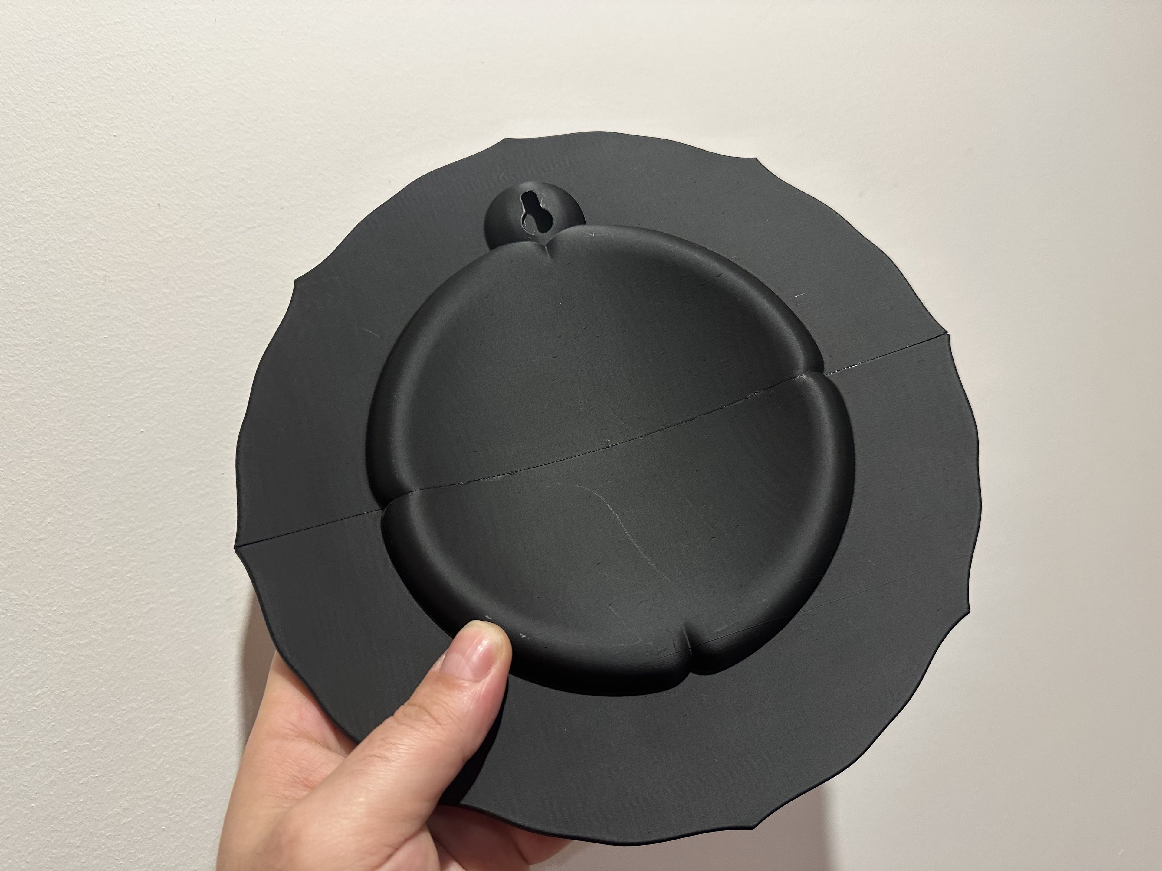 Gothic Decor Plate Wall Mounted 3d model