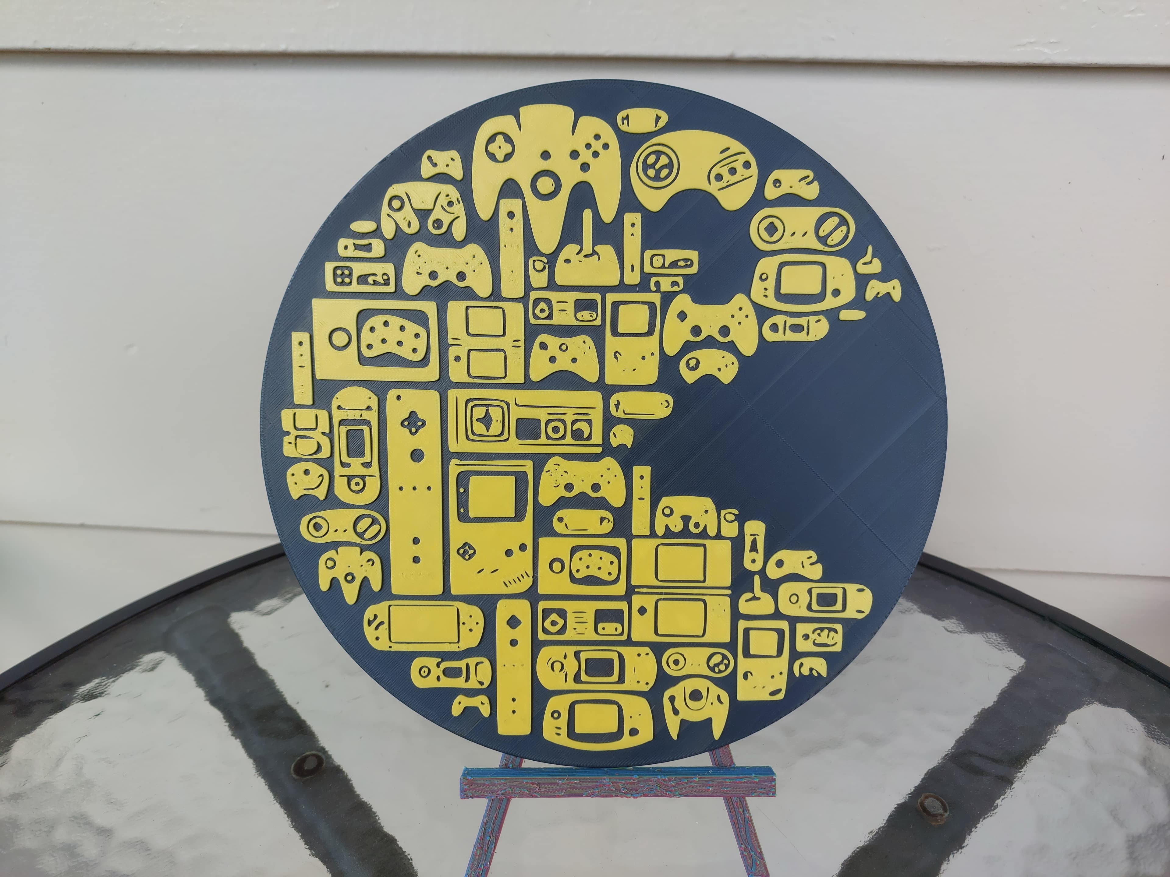 Pac Man wall art 3d model