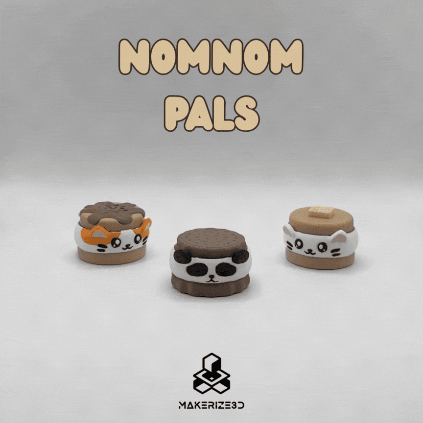 NomNom Pals (Clickers) 3d model