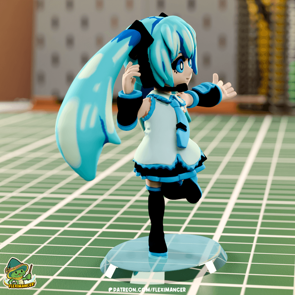 Miku - Vocaloid 3d model