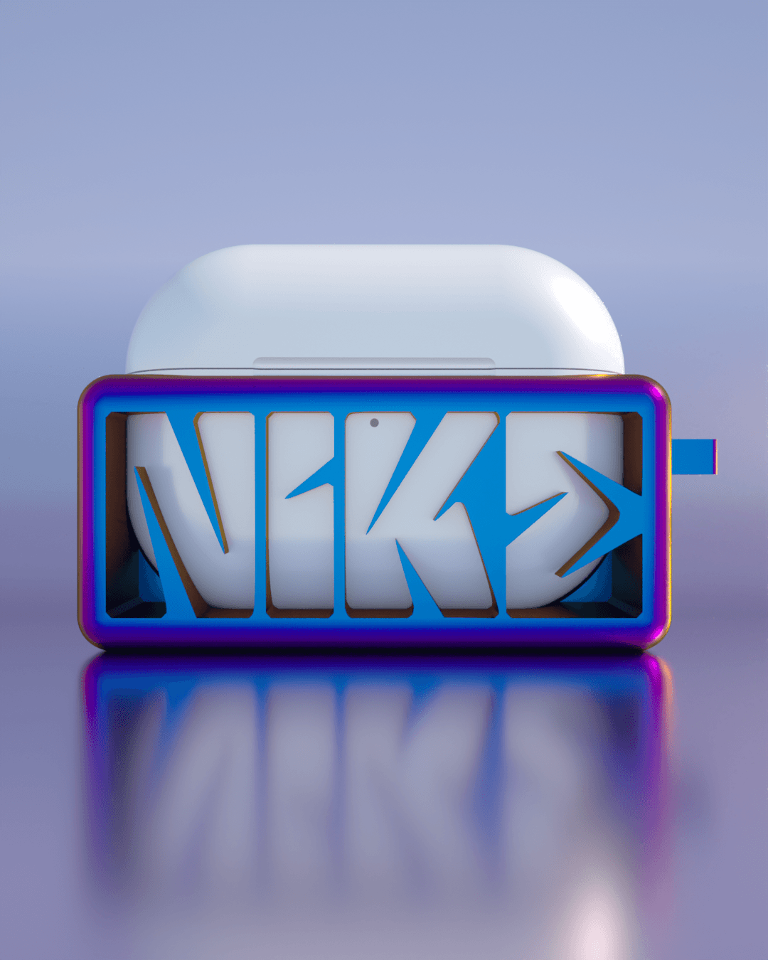 #1 Nike Airpods pro 1/2 case 3d model