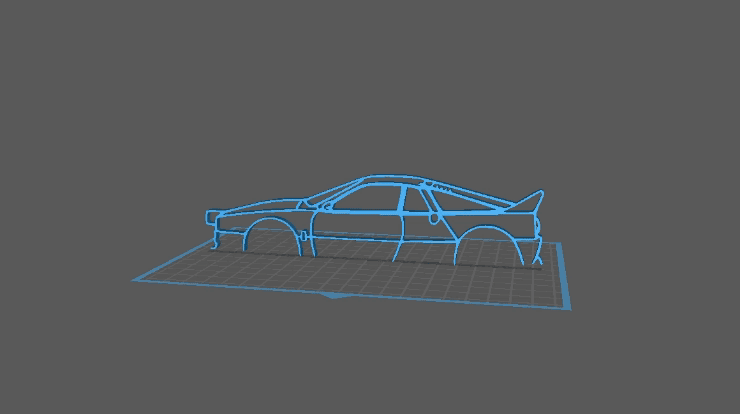 Lancia - 037 Classic Wall Art 3d model