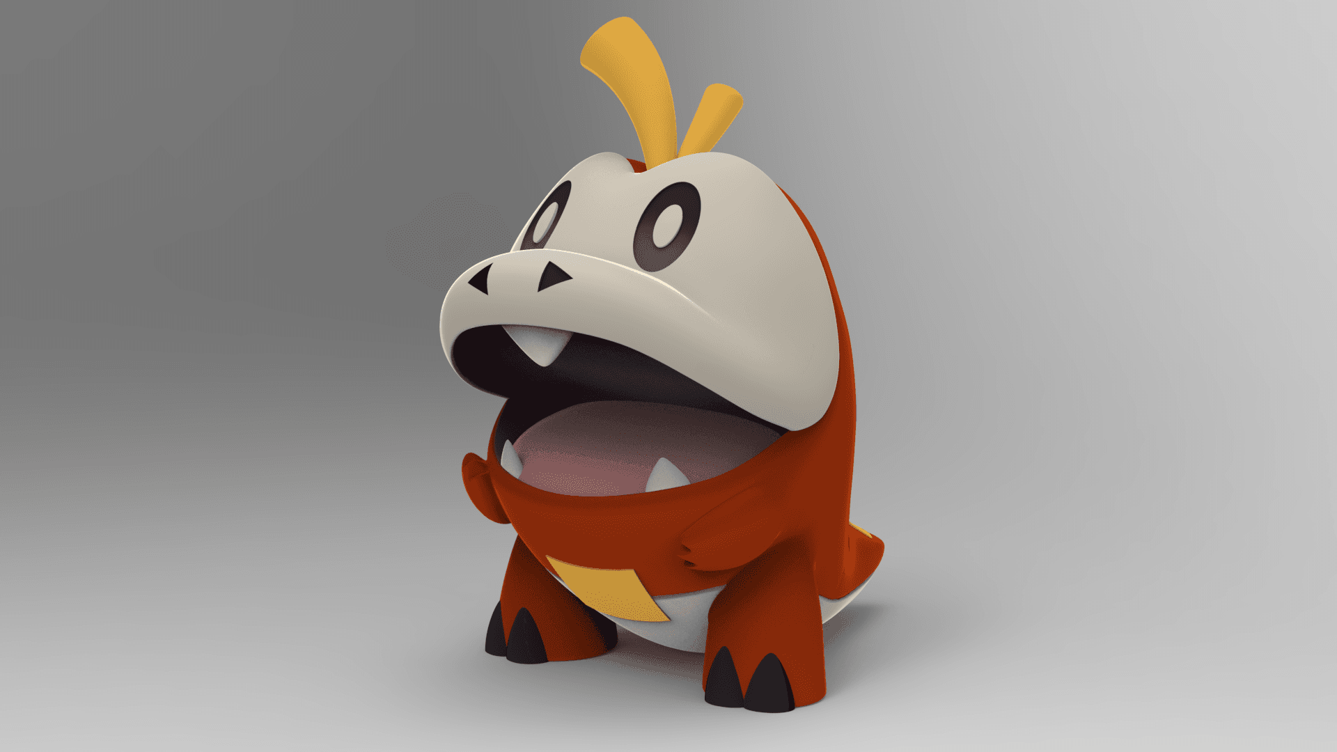 Fuecoco (Pokemon) 3d model