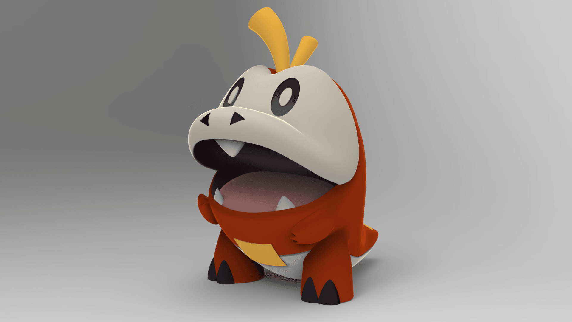 Fuecoco (Pokemon) 3d model