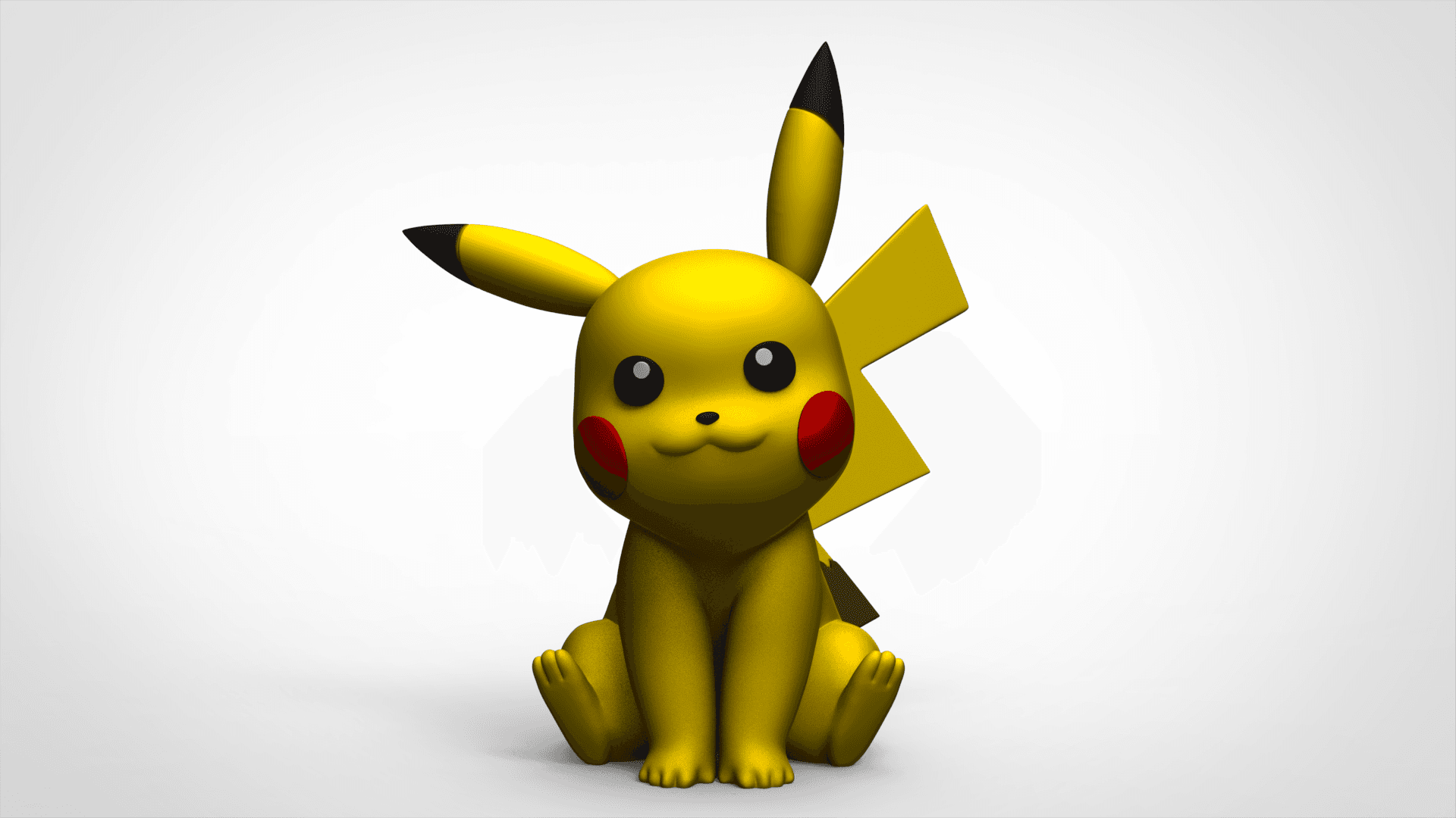 Pikachu (Pokemon) 3d model