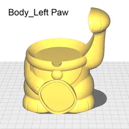 Maneki Neko - Echo Dot Holder 3d model