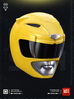 OG Yellow Helmet 3D Printer STL 3d model