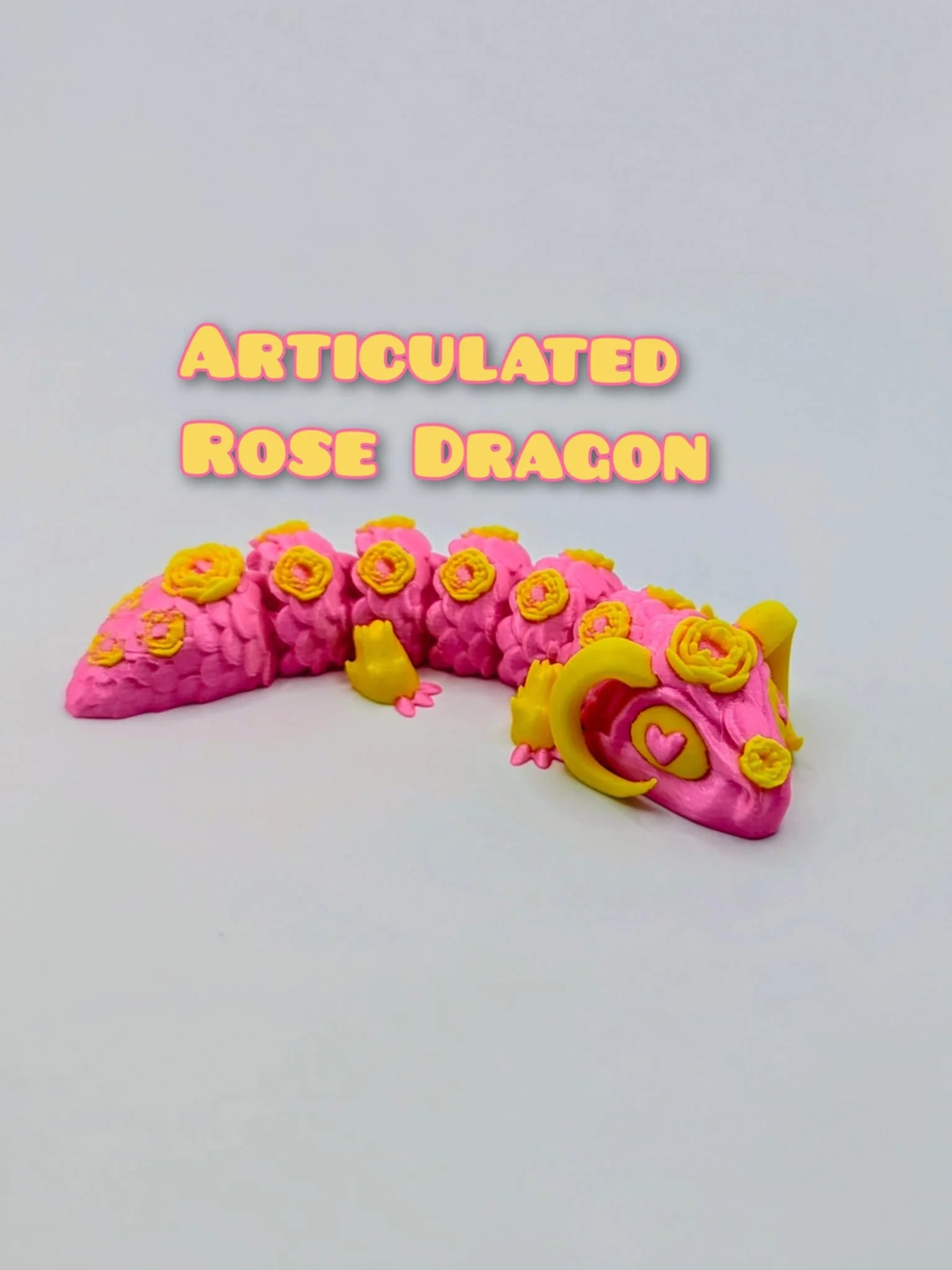Articulated Rose Dragon 3d model