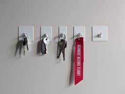 Hooks for Adhesive Wall Mounting 3d model
