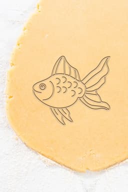 Fish Cookie Cutter, Biscuit Cutter 3d model