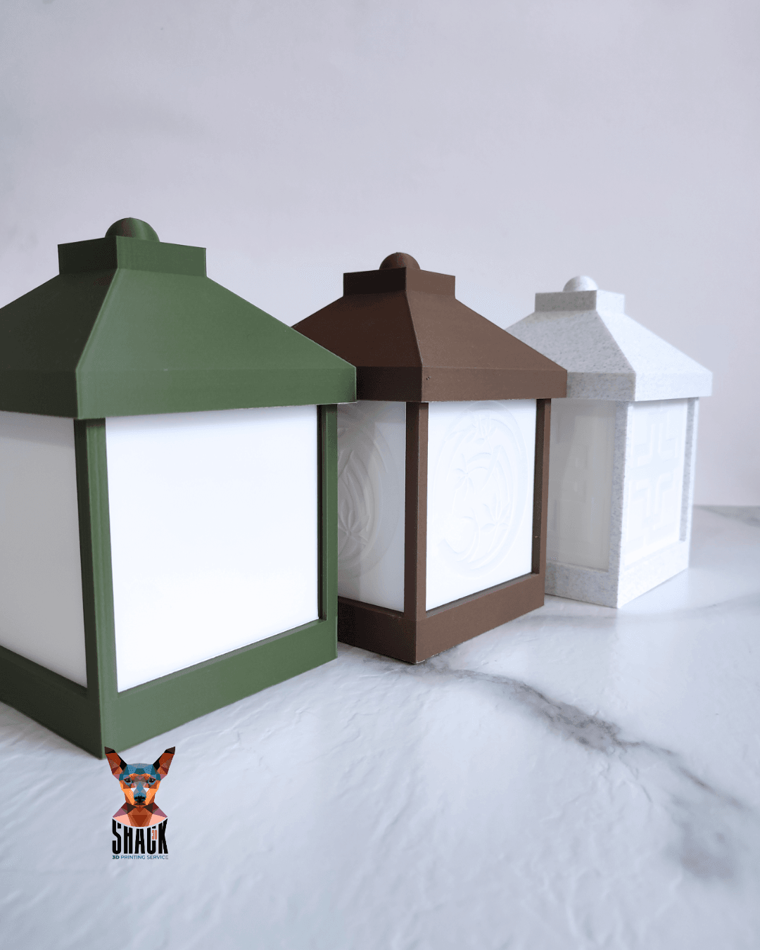 Modular Temple Lantern 3d model