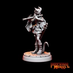 Roxy Windsong - Tiefling Bard 3d model