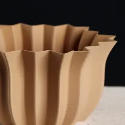 Abstract Bowl Planter, Vase Mode & Shelled 3d model